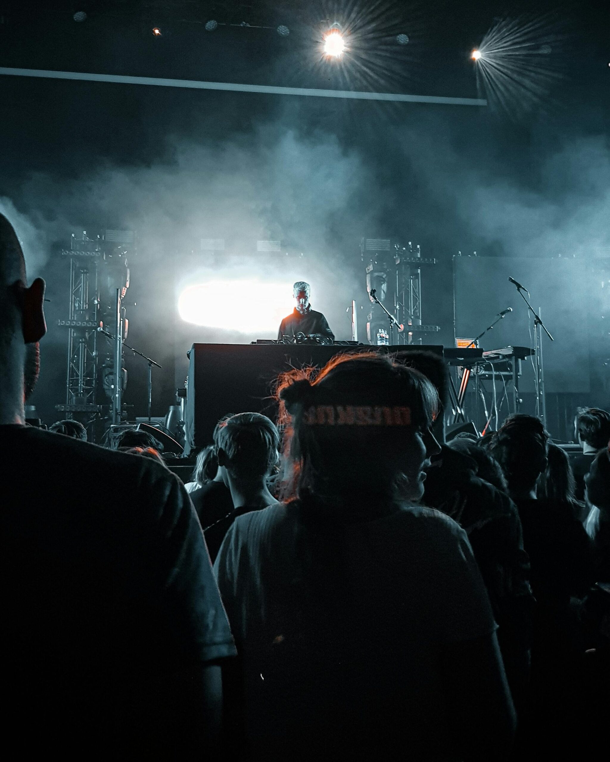 Crowd enjoying a DJ performance at a concert in Utrecht, Netherlands.